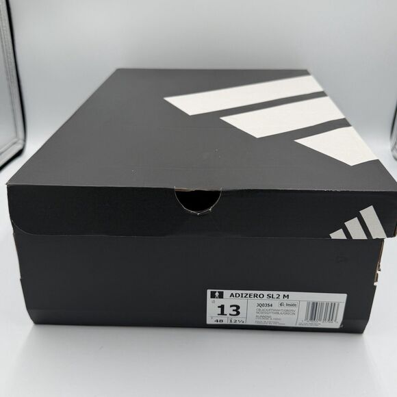 Adidas Adizero SL2 Running Shoes Sneakers JQ0354 Black White Men’s Size 13 main image 4